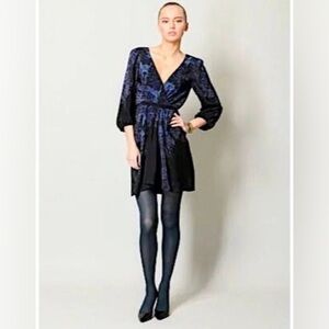 Tibi NY silk dress - printed plume